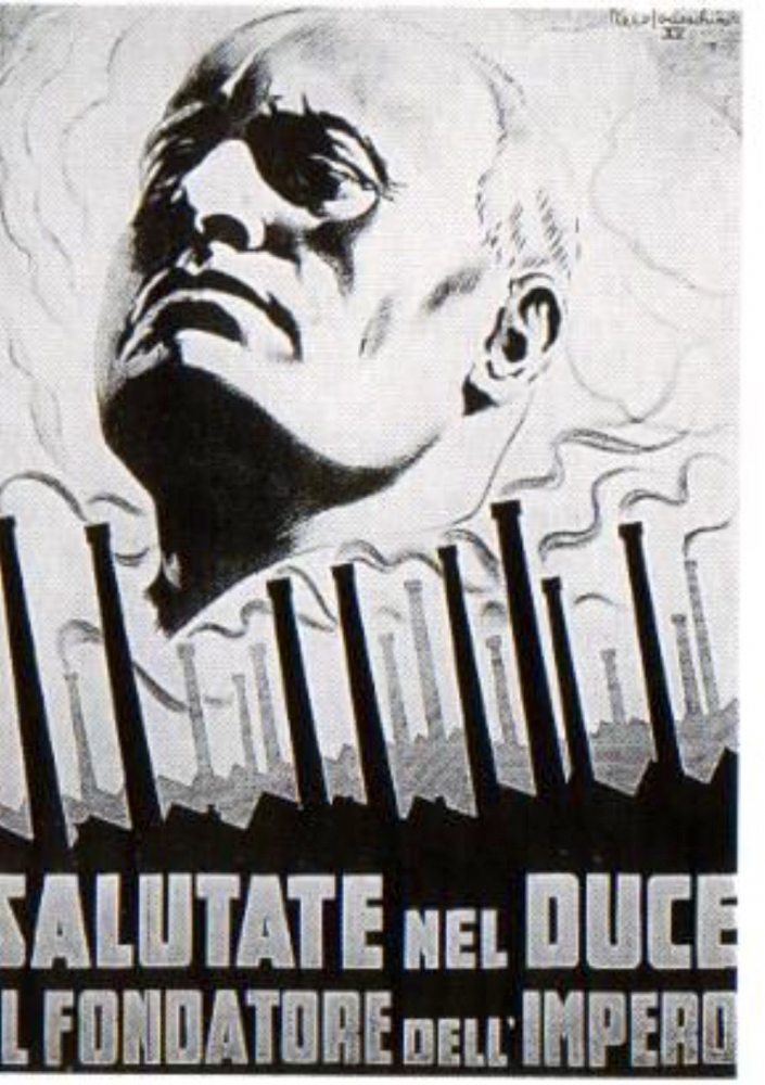Italian fascist propaganda poster