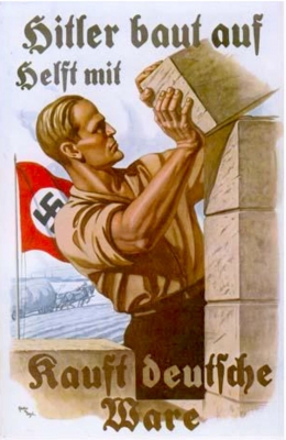 Nazi Germany propaganda poster