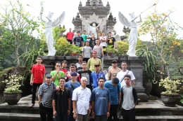 Sharing antar budaya Nusantara di Bali. Sumber;Dokpri.