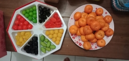 Manisan buah khas Imlek dan jeruk | Dokumentasi Pribadi