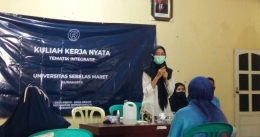 Dokumentasi tutorial pembuatan hand sanitizer di Desa Brayo, Kabupaten Batang | dokpri