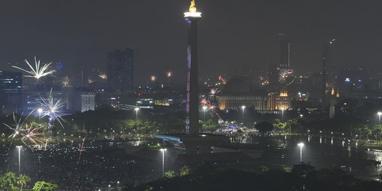 Kelap-kelip kota Metropolitan Jakarta. Foto dari Travel.Kompas.com