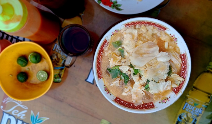Sop kambing Bang Kumis, Glodok. (Foto Ganendra)