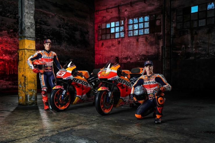 Peluncuran tim Repsol Honda 2021. Gambar: Twitter/HRC_MotoGP
