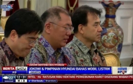 Jokowi Terima Kedatangan Bos Hyundai Motors di Istana Negara (Foto: Youtube.com/BeritaSatu) 