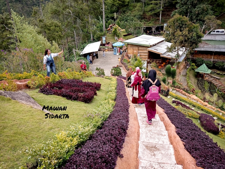 Salah satu spot ciamik di Batu Flower Garden (dok. Mawan Sidarta)