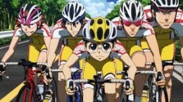 Yowamushi pedal, anime balap sepeda (sumber gambar: netflix.com) 