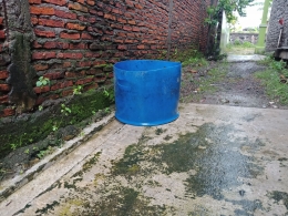 Persiapan tempat sampah | dokpri