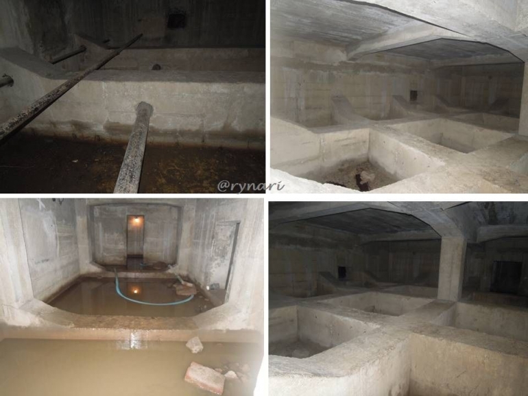Penampungan air hujan di ruang bawah tanah bangunan Lawang Sewu (dok pri)