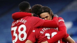 Pasukan Manchester United (MU). Sumber foto: Getty Images via Goal.com