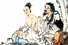 Ilustrasi Hua Tuo, penemu akupuntur dan dokter bedah pertama di dunia (sumber: ntdindonesia.com)