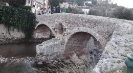 Jembatan tua peninggalan jaman Romawi (70 SM)