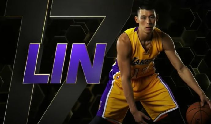 Jeremy Lin saat membela LA Lakers. (Foto: YouTube/NBA)