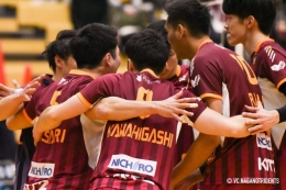 Kiprah Rivan bersama klub VC Nagano (sumber : instagram.com/vcnagano_official