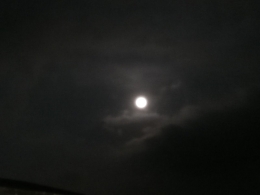Bulan purnama di atas Kacinambun Highland, 27/02/2021 (Dokpri)