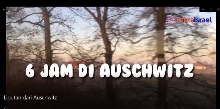 Enam Jam di Auschwitz (sumber gambar: tangkapan layar video Monique Rijkers). 