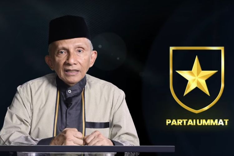 Inisiator Partai Ummat, Amien Rais (kompas.com)