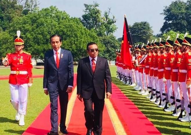 Presiden Jokowi menyambut kedatangan PM Timor Leste (matamatapolitik.com)