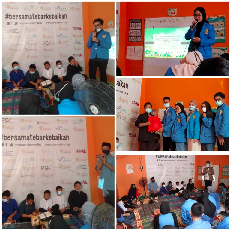 Foto : Dokumentasi Pelaksanaan PKM Domyadhu Pamulang Asrama Asuh Yatim dan Dhuafa/dokpri