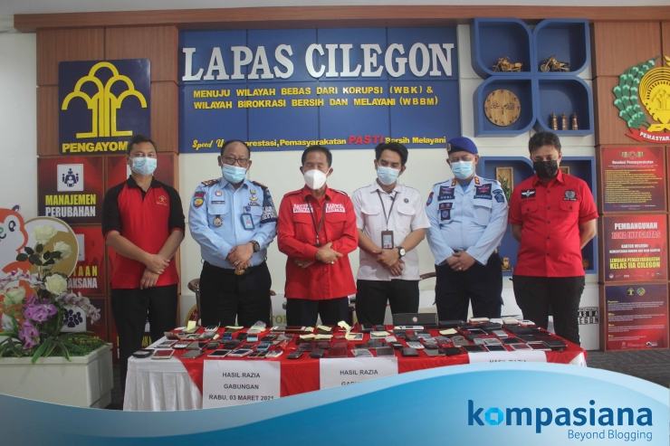 Hasil sidak kamar napi Lapas Cilegon oleh Kanwil Kemenkumham Banten (Foto: dokpri