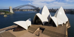 www.evanreinheimer.com/Pemandangan cantik antara Sydney Opera House dan Sydney Harbour Bridge