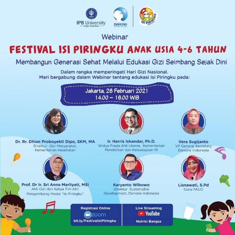 Flier Webinar Festival Isi Piringku (doc: Danone Indonesia)