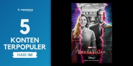 Ilustrasi Dibintangi Elizabeth Olsen dan Paul Bettany, WandaVision (2020) dijadwalkan tayang akhir tahun 2020. (Diolah kompasiana dari IMDb via kompas.com)