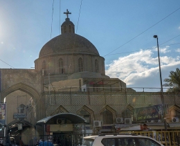 Aziz1005 - Own work Latin Cathedral of Saint Joseph in Shorja market, Baghdad - Aziz1005 Wikimedia Commons