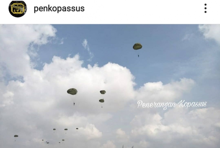 Penerjunan Kali pertama Taruna Akmil