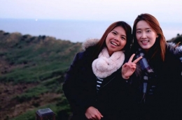 Chang Ye Na dan Greysia Polii saat menghabiskan waktu bersama di Korea: www.instagram.com/yena1213