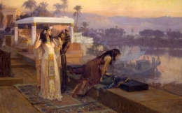Lukisan Cleopatra Karya F A Bridgman Tahun 1896 (Sumber: updatesejarah.blogspot.com)