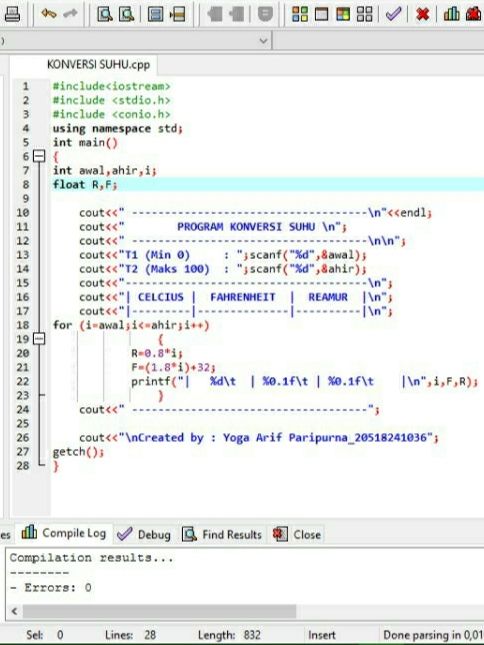 Sederhana bukan, programnya