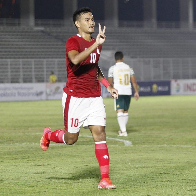 M. Rafli setelah menvetak gol kedua |instagram.com/syamsir11alam