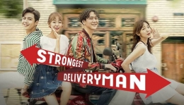 Ilustrasi Drama Korea Strongest Deliveryman (sumber : Jidam Inc/KBS via amazon.com)