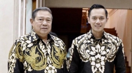 SBY dan AHY (tribunnews.com)
