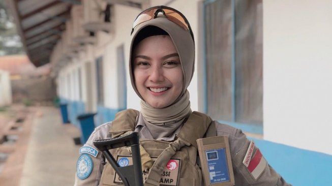 Briptu Ima, pasukan perdamaian PBB asal Yogyakarta, Indonesia | Instagram/hikmanursyaa