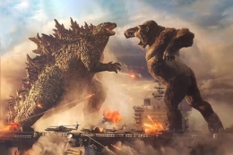 Ilustrasi Film Godzilla vs Kong (sumber via kompas.com)