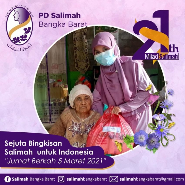 Berbagi Jum'at Berkah, dok humas Salimah Babar