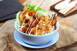 Korean Shrimp Rice. (Effendy Wongso/Dok. Pribadi)