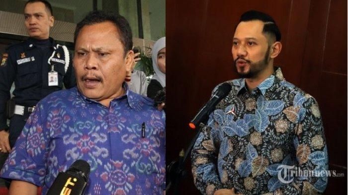 Jhoni Allen Marbun dan Agus Harimurti Yudhoyono (AHY). Sumber: tribunnews.com.