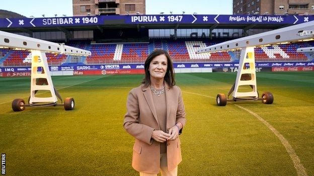 Amaia Gorostiza, presiden Eibar. | Foto: Reuters/Getty Images via bbc.com