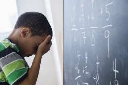 Ilustrasi anak tidak suka pelajaran matematika (Sumber: dailymail.co.uk)