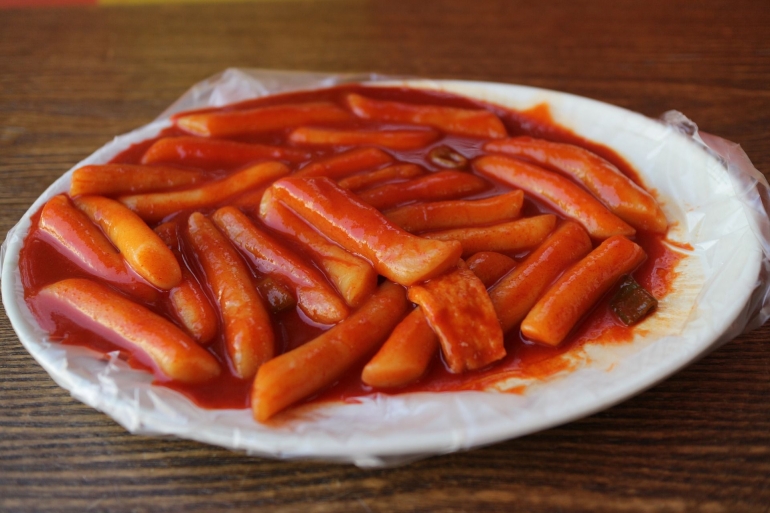Makanan khas Korea: Tteokbokki (Sumber gambar: Pixabay/709K)