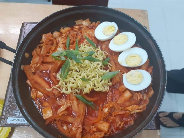 Cheese Jeuk Seok Tteokbokki. Dokpri