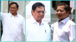 3 Menteri Ketum Partai (Sumber: tribunnews.com)