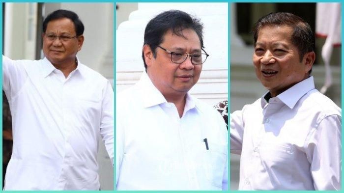 3 Menteri Ketum Partai (Sumber: tribunnews.com)