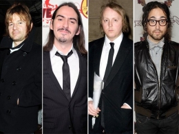 Zak Starkey, Dhani Harrison, James McCartney, Sean Lennon (Sumber : NBC News)