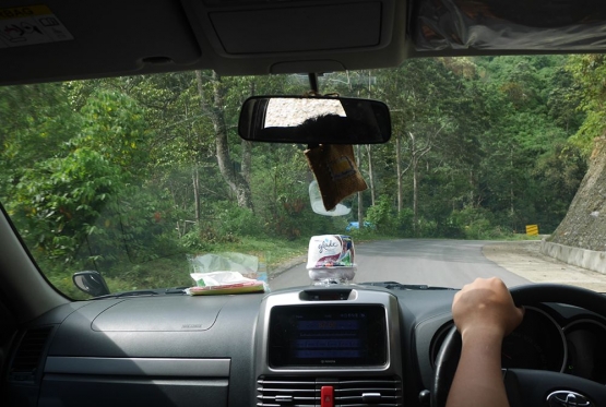 Jalan berliku menuju Blangkejeren (Foto pribadi)