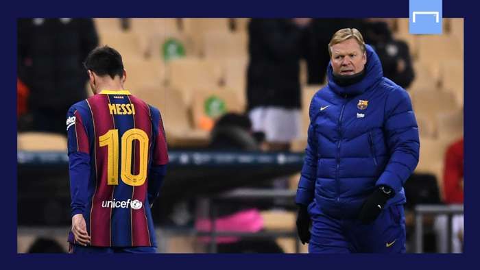 Lionel Messi sementara dirayu untuk tetap bertahan di Barca. Sumber foto: Goal com