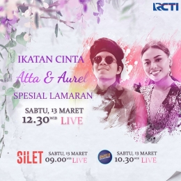 Acara lamaran Atta–Aurel yang akan disiarkan secara langsung oleh RCTI. | Instagram RCTI @officialRCTI